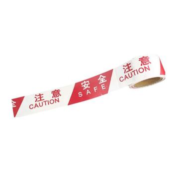 帛拉 一次性警戒线，注意安全，红白，60mm×150m 98083