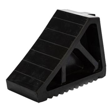 卡威 橡胶车轮止退器止滑器200×100×150mm黑色 KVSI1187