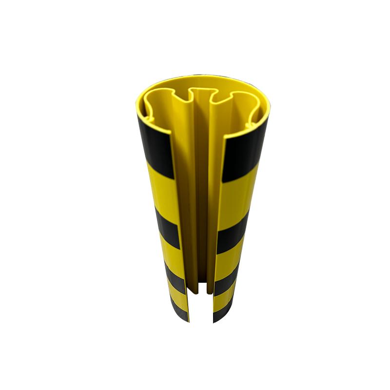 帛拉 PE货架防撞柱高400mm，直径120mm，开口40mm，壁厚3mm，适用货架尺寸：80-100mm 91248
