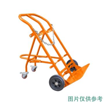 鹰力 双气瓶碳钢气瓶搬运车载重：200Kg，适用气瓶直径140-300 TY130