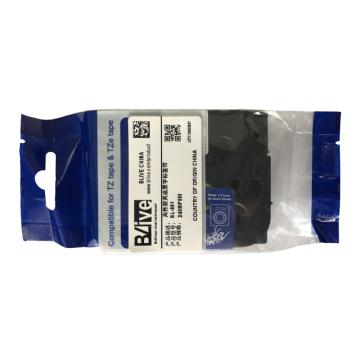 Blive 标签机色带，PET，24mm×8m，黄底黑字 BL-651