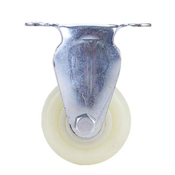 功成狮 白色加厚尼龙轮，GMWB0027GMWB0027 3寸轻型定向轮 定向轮 工业脚轮 推车轮子 GMWB0027