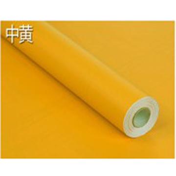 帛拉 即时贴 黄色，60cm*20m，哑面