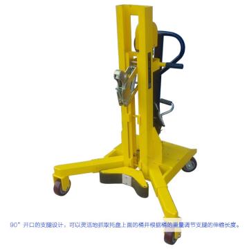 汉利 油桶液压搬运车额定载荷(kg):450 长*宽*高(mm):940*1115*1220 ERGO-MATIC™