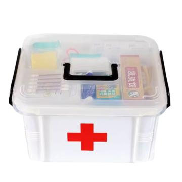 AQS/安其生 黑手把塑料药箱 大号加26组件产品
