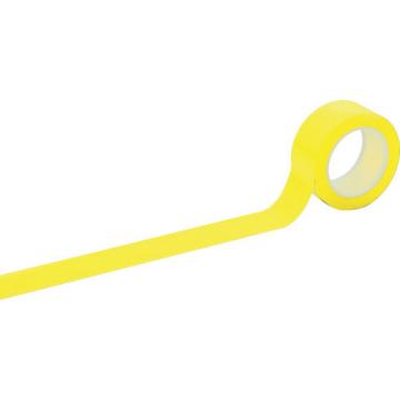 绿十字 清洁室用线带 黄色 50mm宽×33m PET+PVC 259043