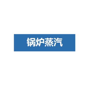 贝迪 片状管道标识-锅炉蒸汽，蓝底白字，95×600mm，ANSI 标准 A1431-95*600mm
