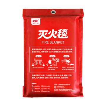 必敬 玻璃纤维灭火毯 11μm，0.43mm，1m*1m