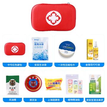AQS/安其生 新中号红色防暑包9组件 中号红色防暑包9组件