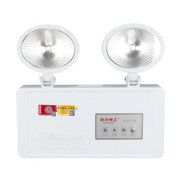 敏华电工 消防应急照明灯，双头LED灯 M-ZFZD-E5W1142