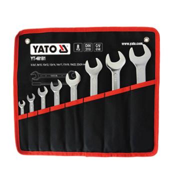 YATO/易尔拓 双头呆扳手套装，5.5-24mm，8件套 YT-48181