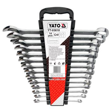 YATO/易尔拓 两用扳手套装，8-24mm，14件套 YT-03618