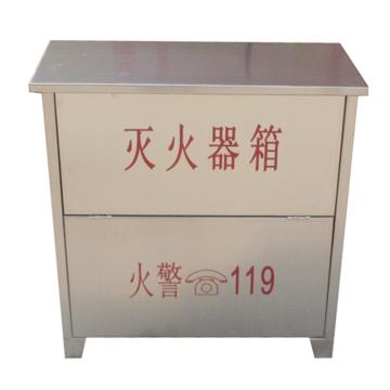 蓝消 二氧化碳灭火器箱，3kg*4，0.8mm(±0.15)，304不锈钢 76*70*20cm