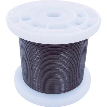 尼斯链条 黑色涂层钢丝绳 0.85mm×100m【海外现货】 TSY8VBK