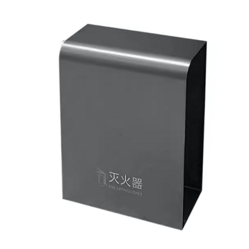 月桐 不锈钢灭火器箱400×200×520mm 圆弧款 黑钛 YT-LXF48