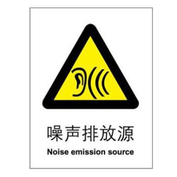 Blive GB安全标识-噪声排放源，自粘性乙烯，250×315mm BL-S-32612