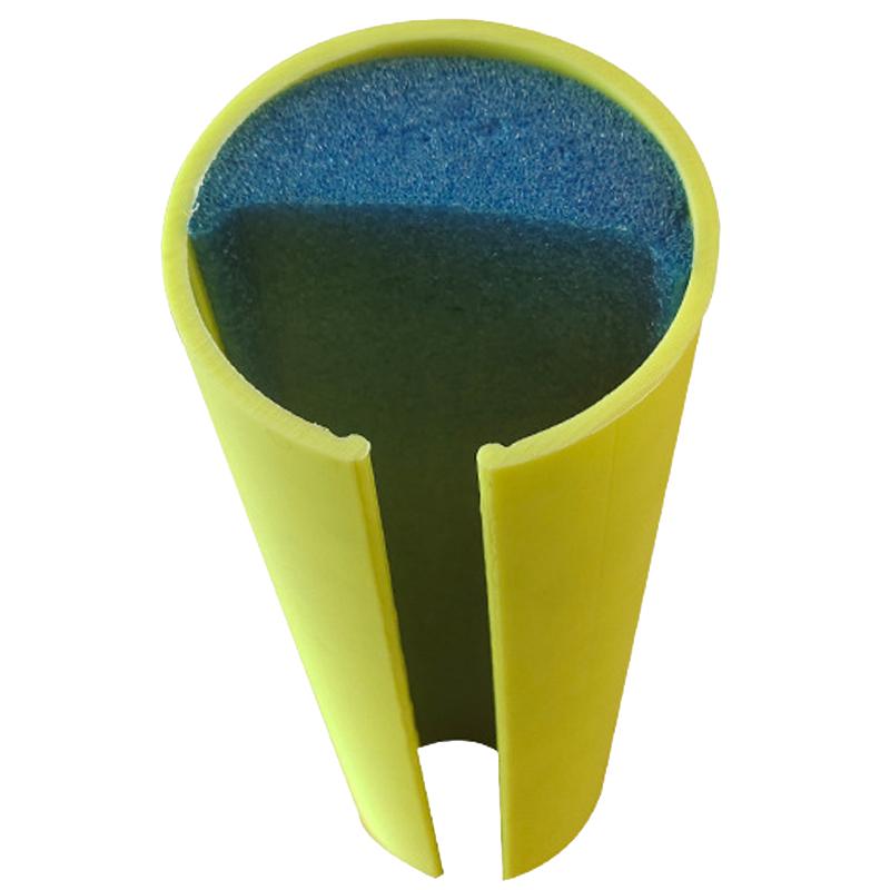 帛拉 PC货架防撞柱高600mm，直径120mm，壁厚：6mm，适合80/90/100的货架 91250