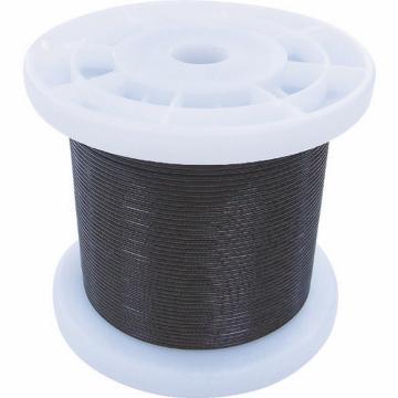 尼斯链条 黑色涂层钢丝绳 1.2mm×100m【海外现货】 TSY12VBK