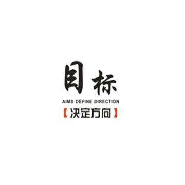 安赛瑞 亚克力励志自粘墙贴，目标，中号 500327