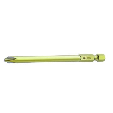 PB SWISS TOOLS 6.3mm(1/4")六角加长十字螺丝批批头，10支/盒PH3*95mm PB E6L.190/3盒装