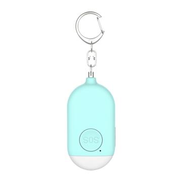 安赛瑞 女生防狼报警器夜跑防身防护用品紧急呼救器个人防身手电筒 蓝色 311258