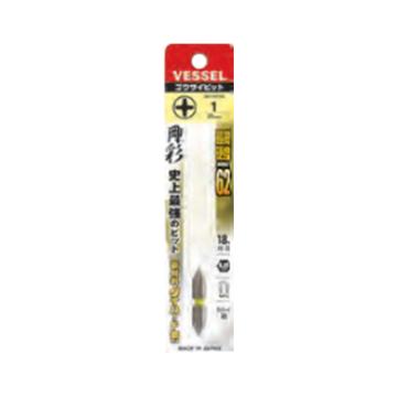 威威 1/4"（6.35mm）六角柄双头刚彩十字批头，1支装PH1*35mm GS141035/4907587 336019