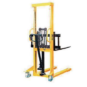 西林 固定腿可调叉手动堆高车载重:1000kg，货叉最低高度:90mm，起升:1200mm SDJA1012-1070