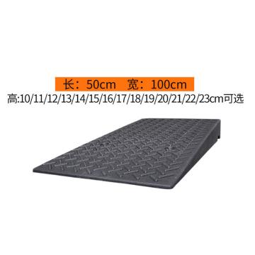 卡威 橡塑斜坡垫，12cm高 长500*宽1000MM PVC(聚氯乙烯) KVSD0002