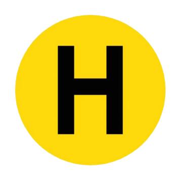 嘉辽 耐磨库位编号地贴（H）φ200mm EBS3212