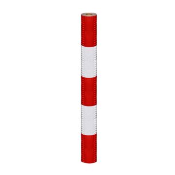 伏兴 电力膜红白反光膜，安全警示胶带，宽50cm*50米（3红2白） C1112
