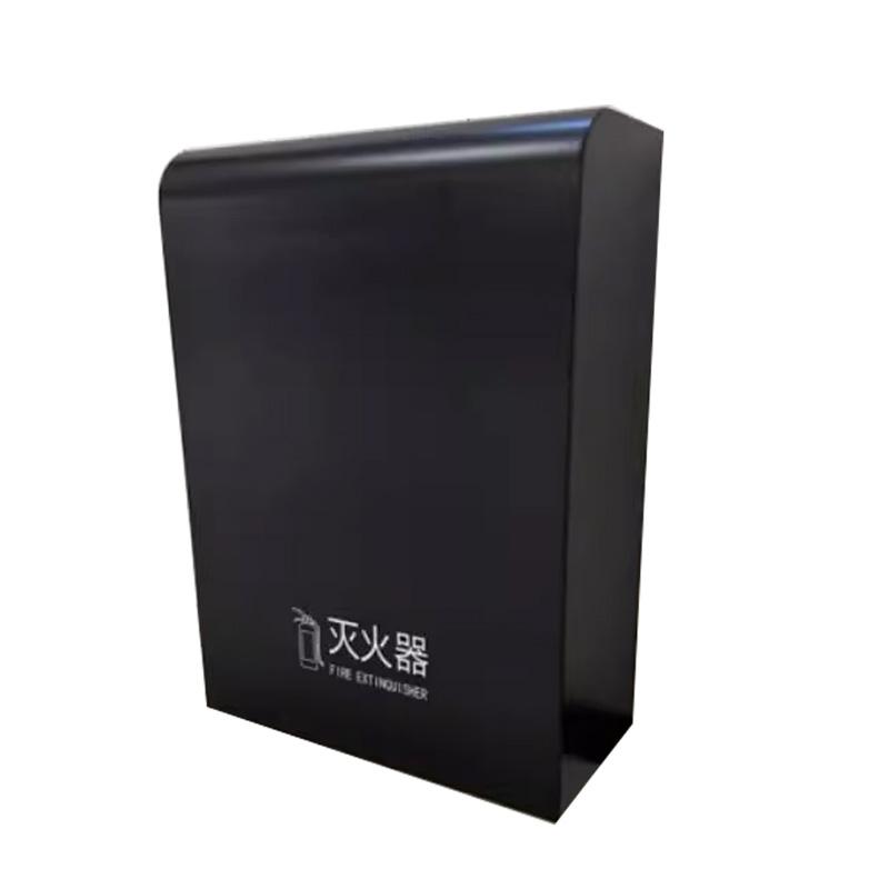 月桐 灭火器箱400×200×520mm 黑烤漆 侧封款 YT-LXF43