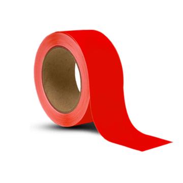 嘉辽 管道标识色环带-红，高性能自粘性材料，100mm宽×20m长 EBS2320