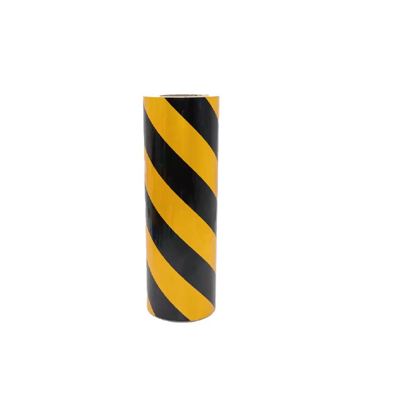 帛拉 黄黑高反光警示胶带PET材质，40cm*45m 90269
