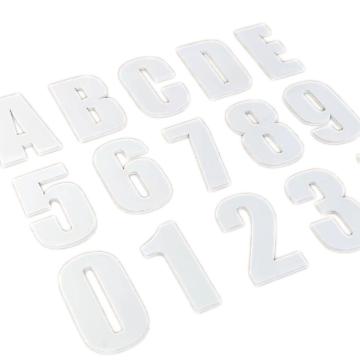 卡威 字母标识白色，反光材料，字高，50.8mm，A-Z/组 KVSI0488