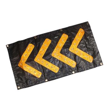 安赛瑞 LED导向牌，箭头道路施工导向箭头灯，交通爆闪灯磁吸车载灯，可悬挂46×85cm 25594