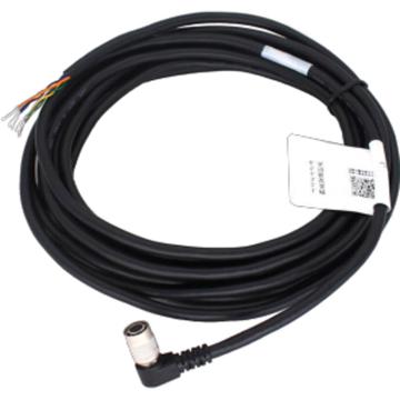 Hikvision 6-PinP7高柔(弯头)I/O&电源线 MV-ACP-H6p(left)-open-HF-15m