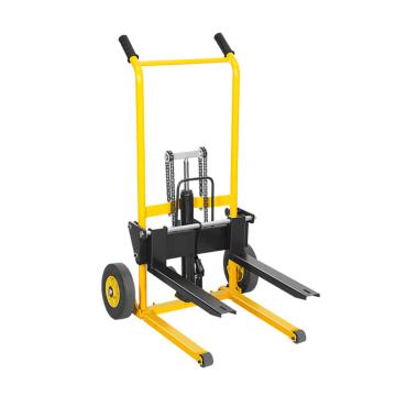 力拓中用 小堆高车折叠款，载重(KG)：200KG，升高(M)：0.84，直向轮货叉长度540mm HS200A
