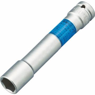 TONE 冲击用套筒（汽车维修用） 薄型轮毂螺母 插入角12.7mm×17mm×130mm 4A17LLN