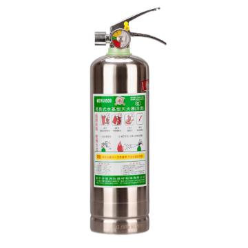 洪湖 简易式水基型灭火器950ml，不锈钢 MSWJ950B