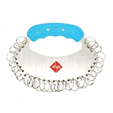 罕码 手柄款不锈钢钥匙盘蓝色，30位钥匙(不含标记牌) HMLK3152-N30BL