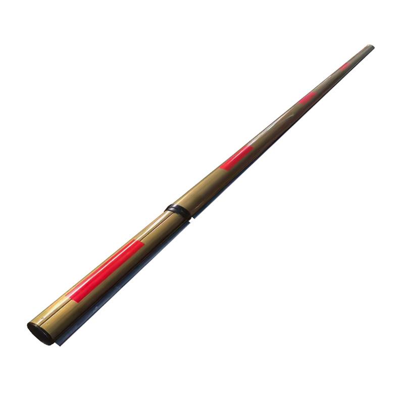 月桐 椭圆杆道闸杆挡车杆长6m 宽80×高50mm 金色+红色 带胶条 适用于捷顺 YT-XDZ1228