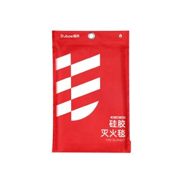 援邦 1000x1000mm硅胶涂层玻纤灭火毯袋装 9070300055