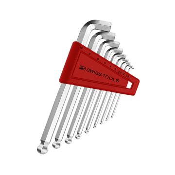 PB SWISS TOOLS L型球头100°角内六角扳手套装9件套 PB 2212.H-10