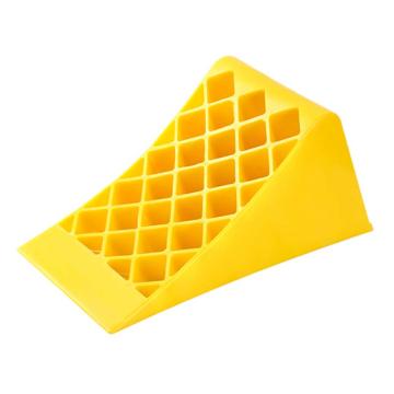 功成狮 便携式塑料止退器 规格390*160*180mm 黄色 重量约1.1KG 适用于轿车商务车 GSSC0193