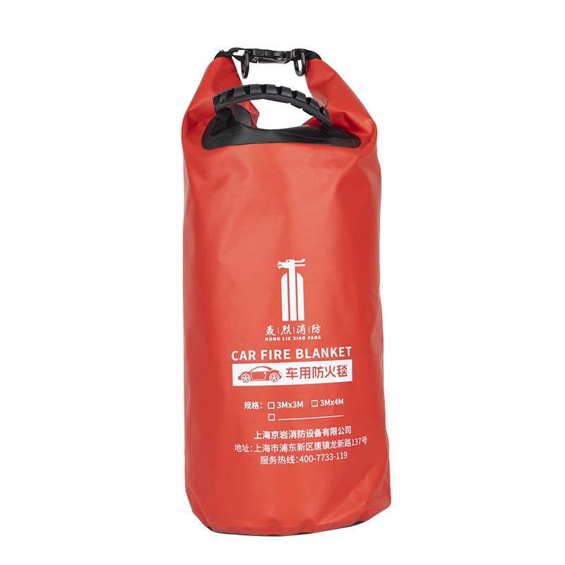 轰烈 双面硅胶涂层新能源车用灭火毯灰色/3米*3米/固体硅胶布，平方克重约530g FHT/3*3-HLG
