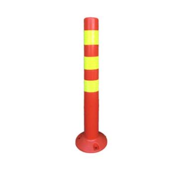 锦安行 塑料警示柱 重量:约0.3KG，规格:高750mm底195mm JCH-P75-1