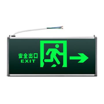 Pinaster π拿斯特 疏散指示标志灯，安全出口，上出线右向 M-BLZD-2LROEⅠ5WCBG（P3529）