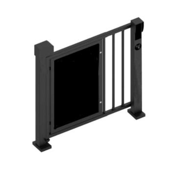 锦安行 单开人脸识别款广告门1200~1750mm(可调)×1610mm 1套/箱套 JCH-GM-101