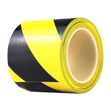 BRONSON 通用型地板划线胶带，高性能PVC自粘性材料，100mmx33m，黄/黑 A66281
