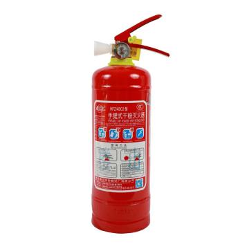 LONGBAO 陆用手提式干粉灭火器2kg（老国标型号MFZ/ABC3停产，发新国标升级型号MF/ABCE2) MF/ABCE2